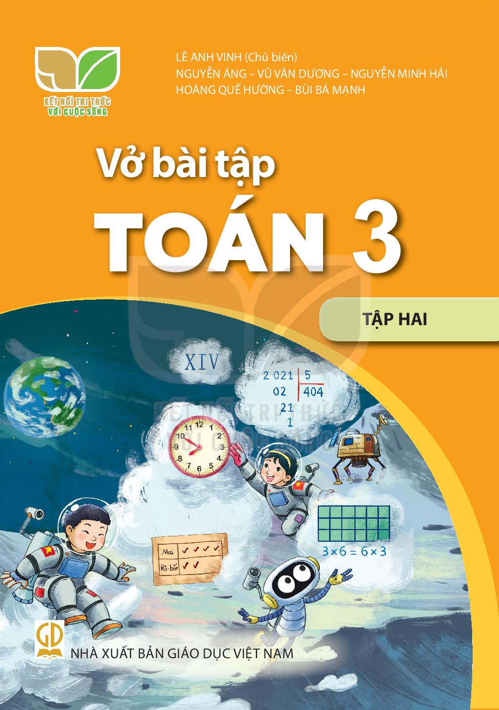 Download SBT Toán 3 Tập 2 - Kết Nối Tri Thức