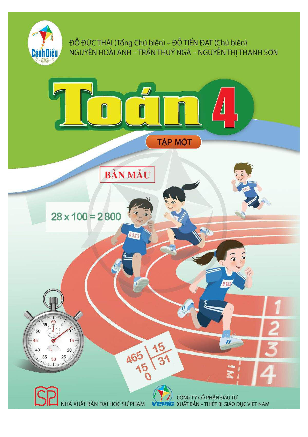 Download SGK Toán 4 Tập 1 - Cánh Diều