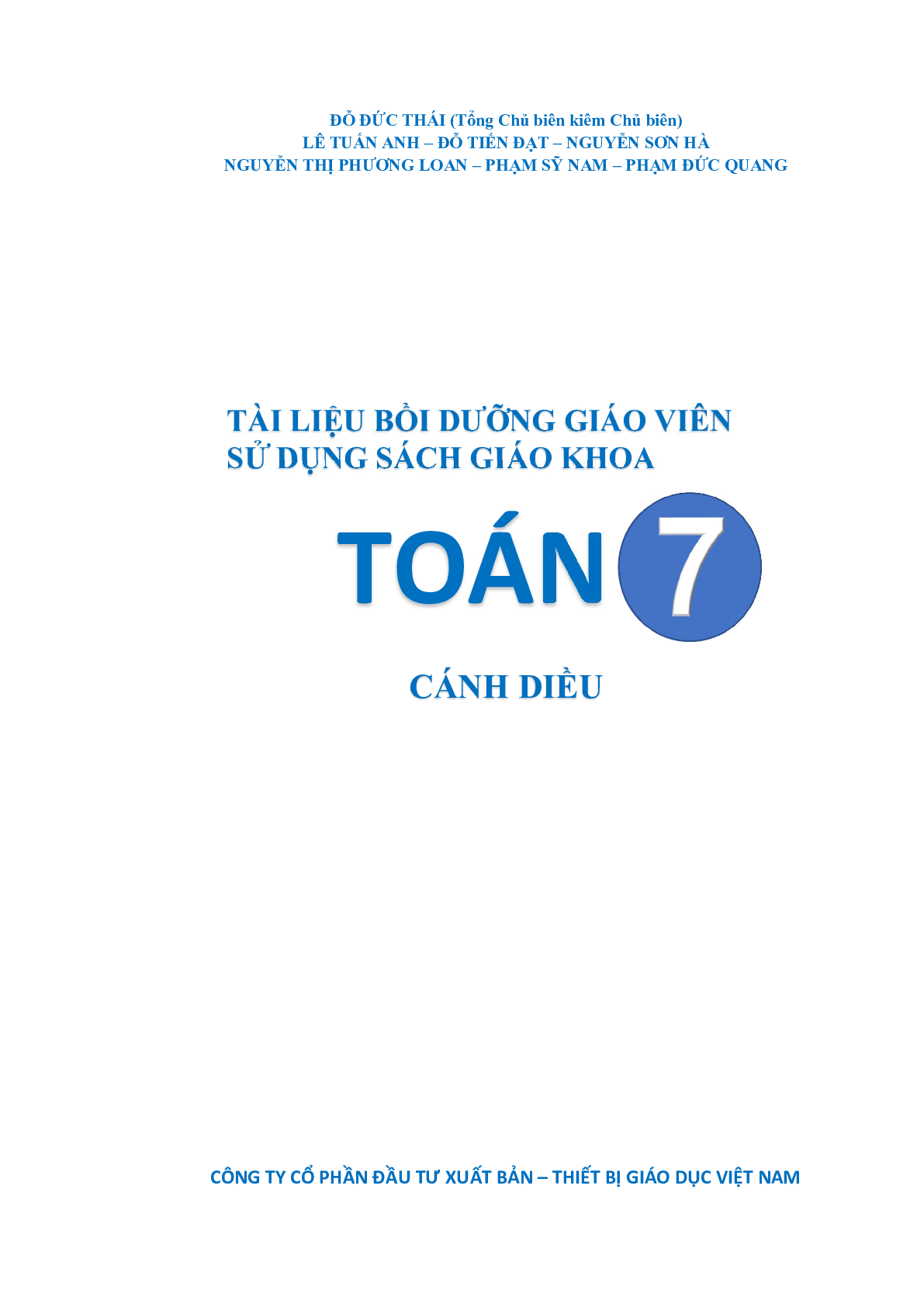 Download BDGV Toán 7 - Cánh Diều