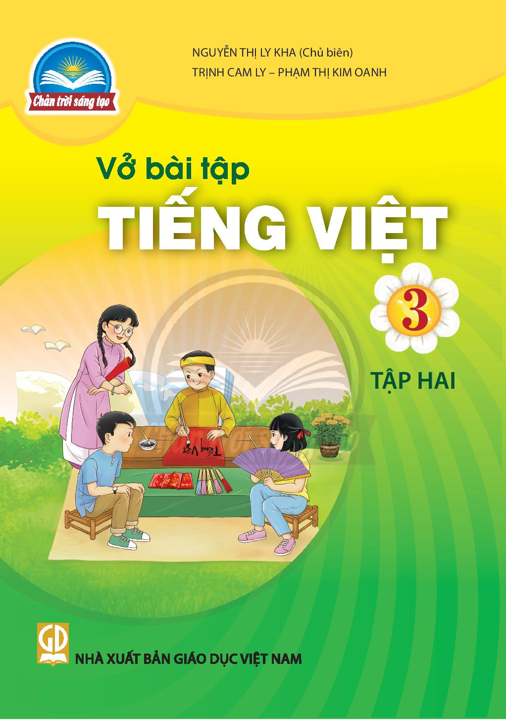 Download SBT Tiếng Việt 3 Tập 2 - Trân trời sáng tạo