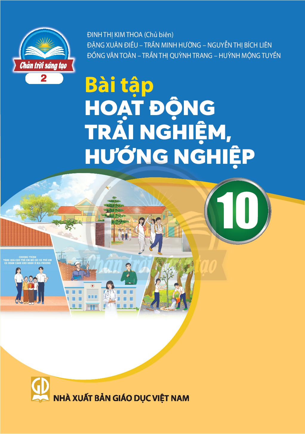 Download SBT Hoạt động TN, HN 10 Bản 2 - Trân trời sáng tạo