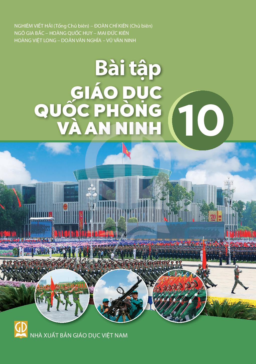 Download SBT Giáo dục QP&amp;AN 10 - Trân trời sáng tạo